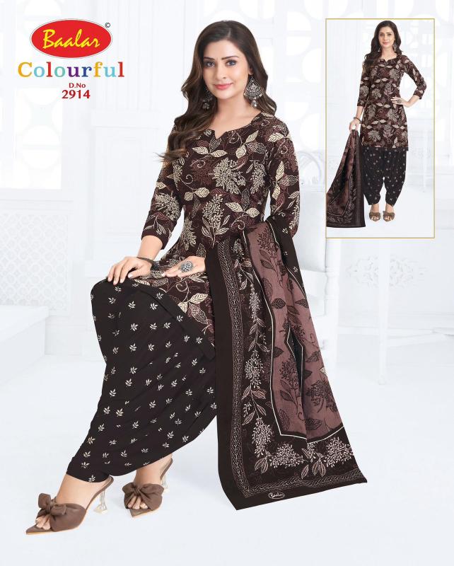 Baalar colourful vol-29 kalamkari dress material wholesale bangalore
